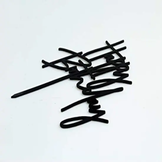 DIY Happy birthday Cake Topper Black Acrylic {5}