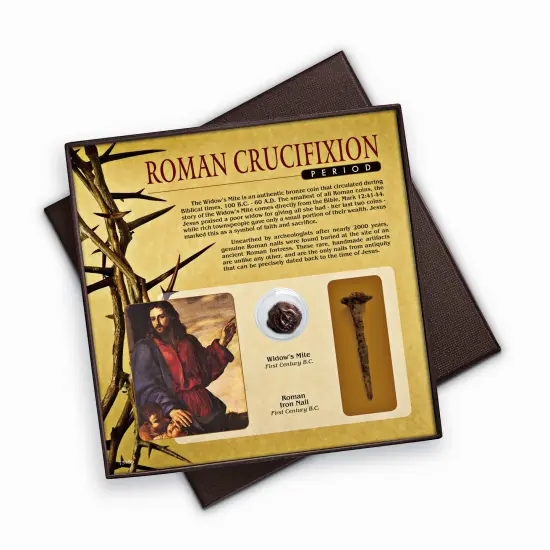 Roman Crucifixion Period Widow's Mite and Nail Collection {1}