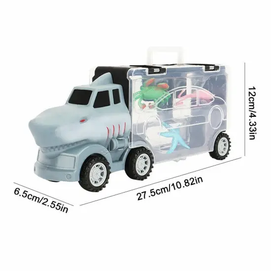 Kitcheniva Kids Shark Truck Transport Carrier Toy Gift Idea {3}