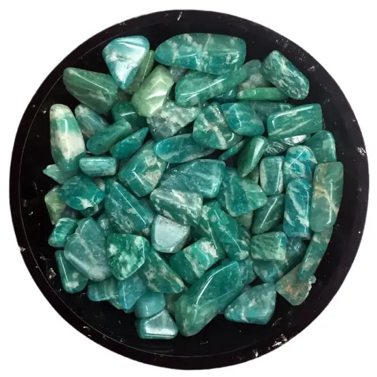 Amazonite (Russian) Mini Crystal Chips &ndash; Size 2 {1}
