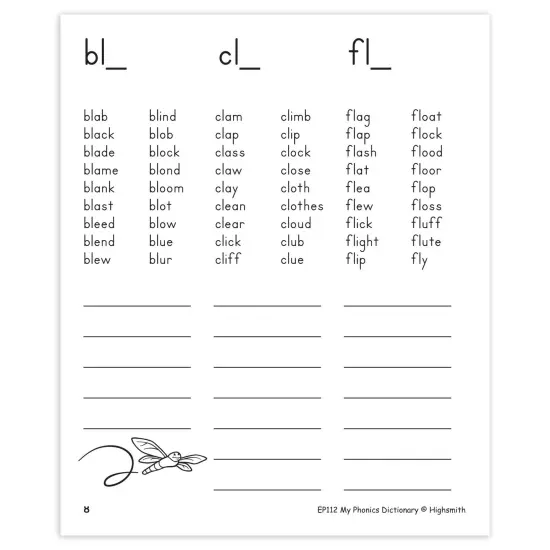 My Phonics Dictionary Book, Pack of 6 {4}