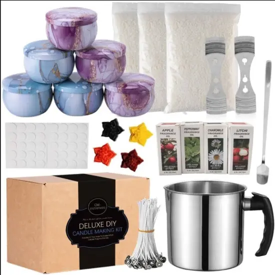 Deluxe Candle Making Kit for Family Fun {1}