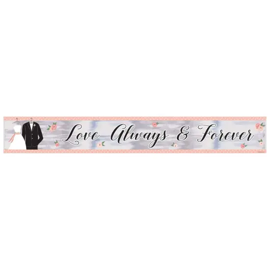 Wedding Attire Foil Banner {1}
