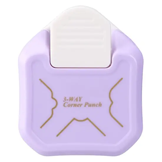 3 in 1 Beauty Shape Corner Punch, 3 Way Corner Paper Punch for Paper Crafts, Laminate, Cardstock, Business Card, DIY Projects, Photo, Card Making and Scrapbooking {2}