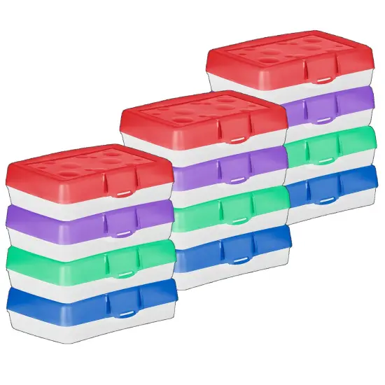 Pencil Case, Assorted Colors, Pack of 12 {1}