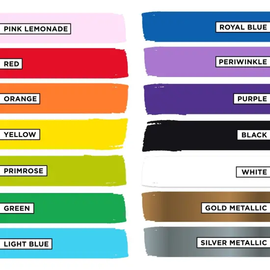 Tulip Brush-On Fabric Paint Rainbow 14 Pack {4}