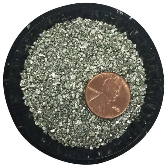 Pyrite Tiny Crystal Chips &ndash; Size 000 {2}