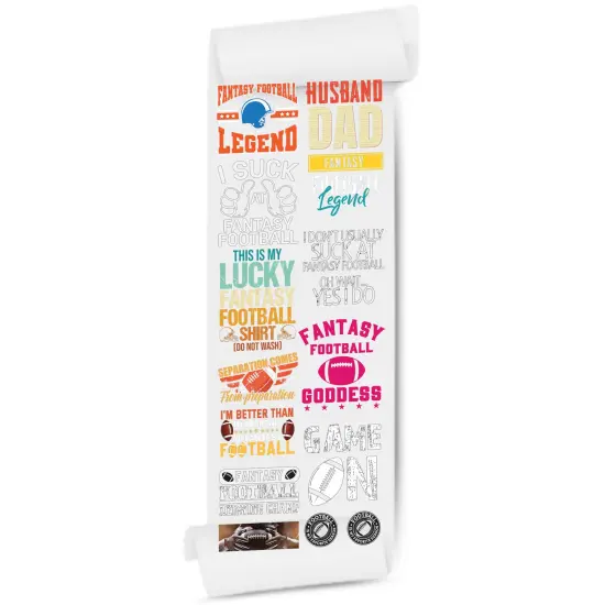 Premium Fantasy Football DTF 22x60 Direct-to-Film Gang Sheet {2}