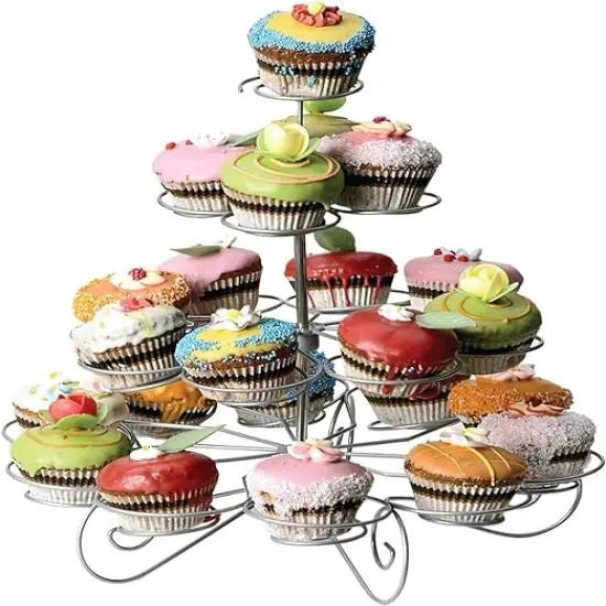 Cupcake Stand Cupcake Display Holder Cupcake Tower for Bar Party D&eacute;cor Wedding Birthday Baby Shower {1}