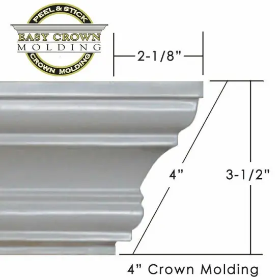 Easy Crown Molding DIY System Install Yourself with No Tools {1}