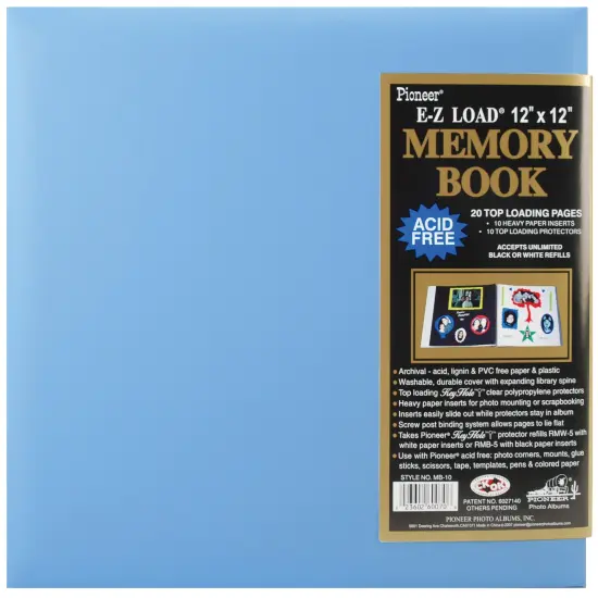 Pioneer Pastel Leatherette Post Bound Album 12"X12" {2}