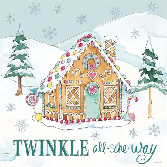 Holiday Trimmings IV by Anne Tavoletti 14" x 14" Framed Wall Art {2}