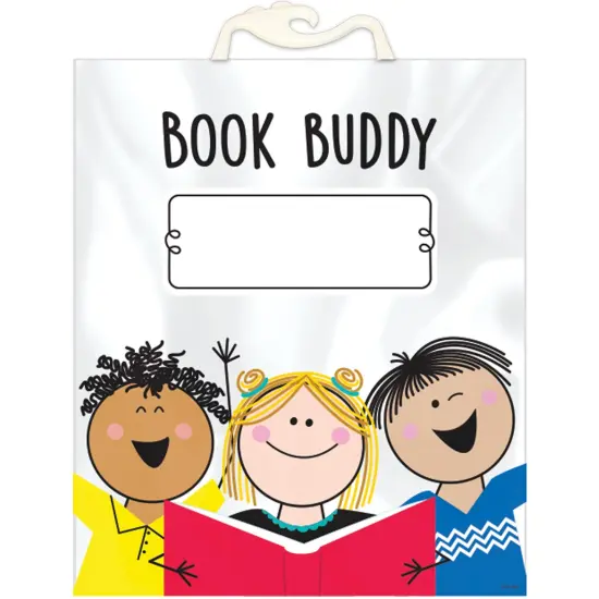 Stick Kid Friends Book Buddy Bags, Pack of 6 {1}