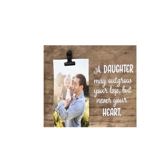 Decorative Wood Clip Frame: Daughter {3}