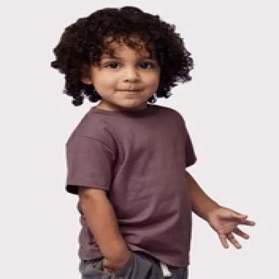 BELLA + CANVAS&reg; Toddler Crew Neck Jersey Short Sleeve Tee Dark grey {4}