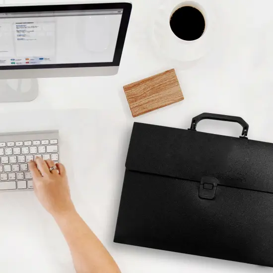 BAZIC Document Case A4/Letter Size w/ Handle {4}