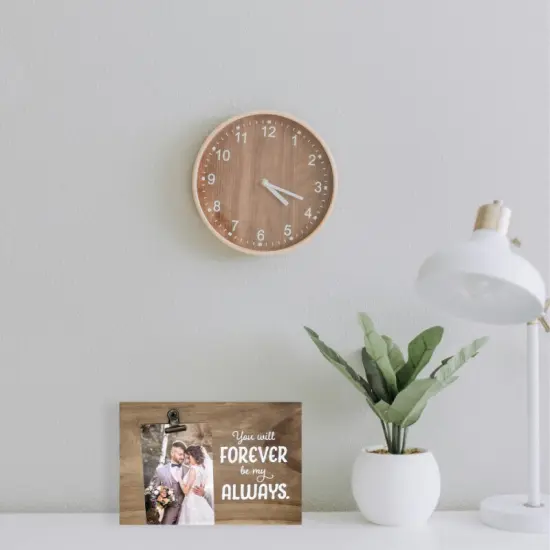 Decorative Wood Clip Frame: Wedding {2}