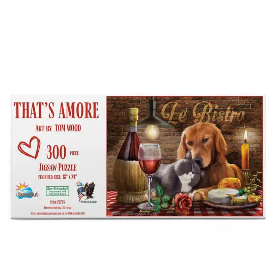 Sunsout That's Amore 300 pc Valentines Day Jigsaw Puzzle 29775 {4}