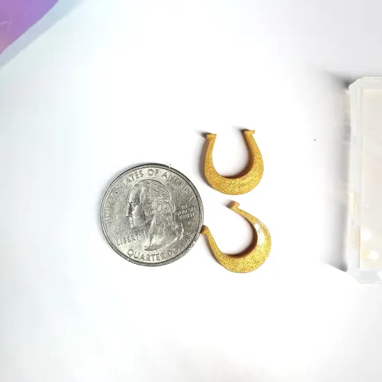 Horseshoe / Luckycharm Stud Earring Mold(A8) {2}