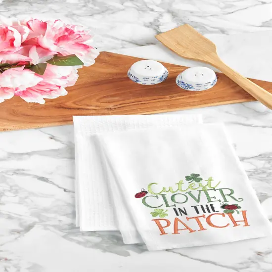 Cutest Clover In The Patch Kitchen Dishtowel {3}