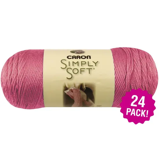 Multipack of 24 - Caron Simply Soft Brites Yarn-Watermelon {1}