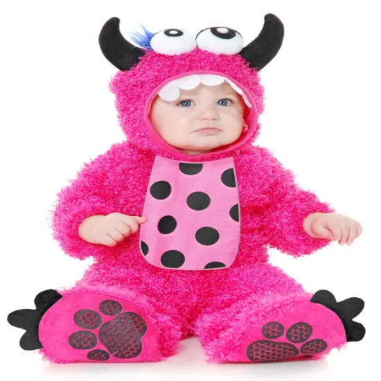 Child Hot Pink Little Cute Monster Madness Dragon Costume {1}