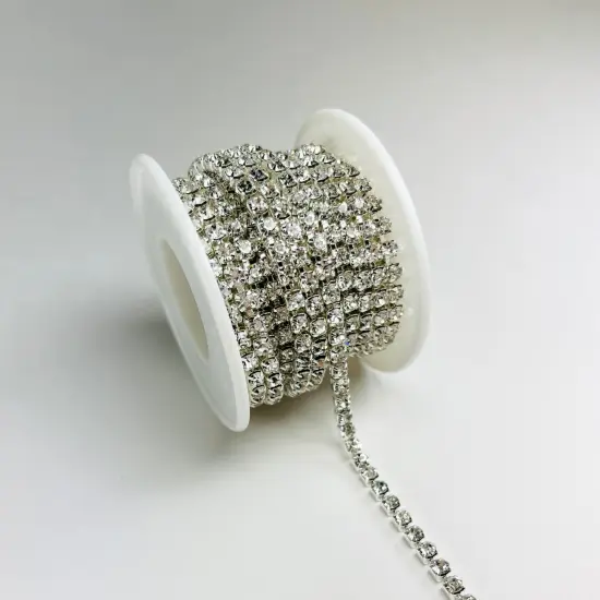 5 Yards of SS16 Rhinestone Chain Trim | 5 yard cut {3}