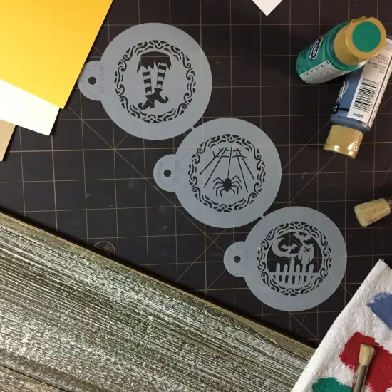 Whimsical Halloween Cookie Stencil | C974 by Designer Stencils | Cookie Decorating Tools | {4}