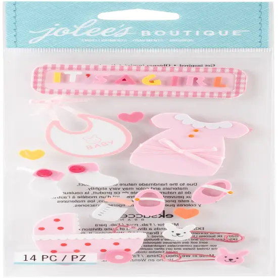 Jolee's Boutique Stickers - Baby Girl, 14pcs {1}