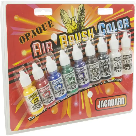 Jacquard Opaque Airbrush Exciter Pack 9/Pkg-0.5oz {2}