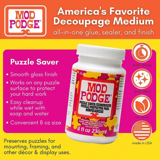 Mod Podge Puzzle Saver Glue, Pixiss Mod Podge Accessory Kit {5}