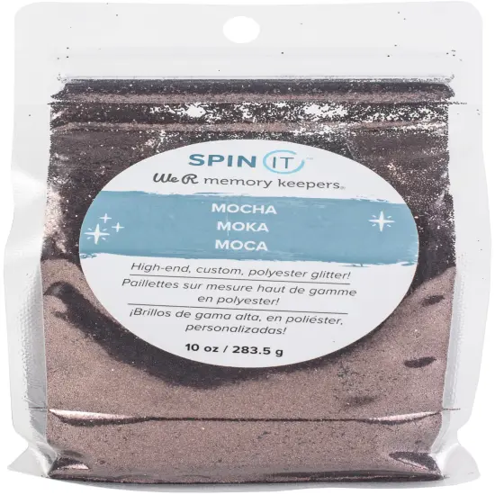 We R Spin It Fine Glitter 10oz-Mocha {1}