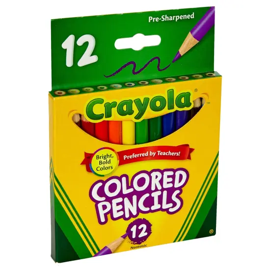 Crayola Colored Pencils-12/Pkg Short {2}