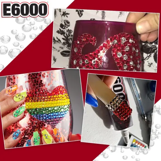 E6000 1-Ounce Tube, Adhesive, Precision Tips, Pixiss Wooden Dotting Stylus Pens {5}