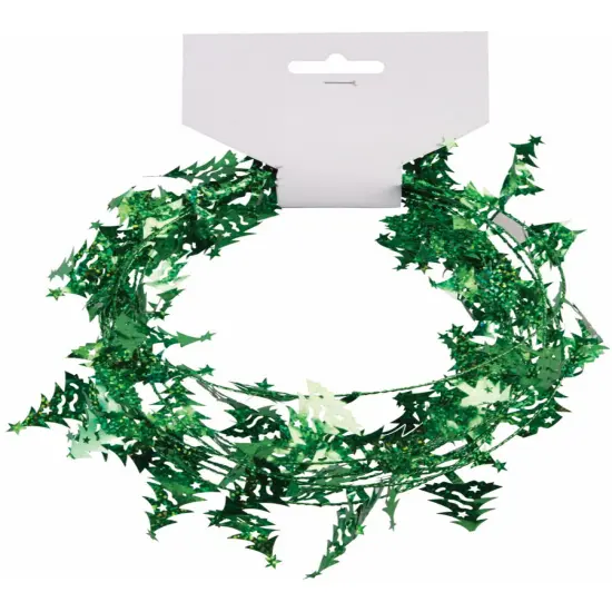 9' Mini Christmas Tree Garland Hanging Wall Decoration Holiday Decal {1}