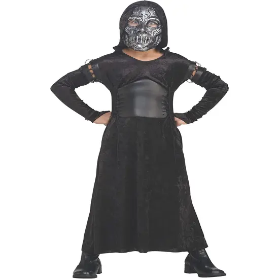 Harry Potter Death Eater Bellatrix Lestrange Girl's Costume {1}