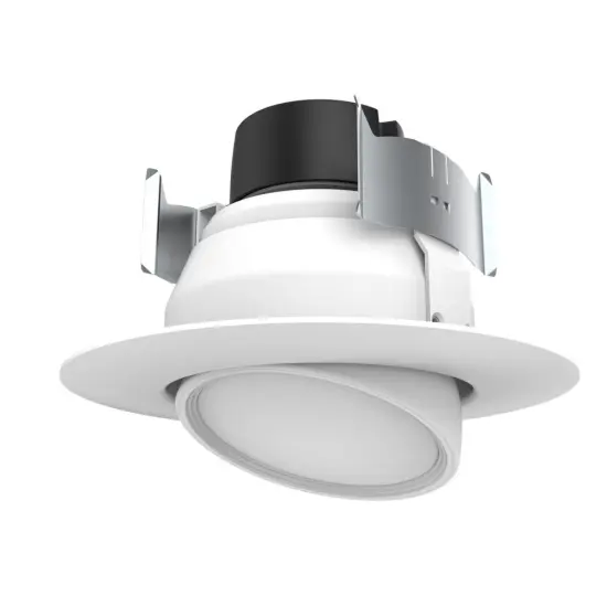 Satco 9w 4in. LED Directional Retrofit Downlight 4000K Cool White - Dimmable {1}