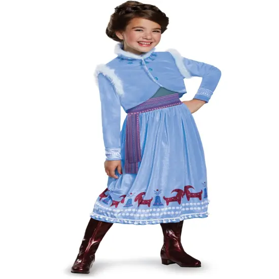 Olaf's Frozen Adventure Anna Deluxe Girl's Costume {1}