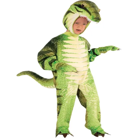 Plush Cretaceous Tyrannosaurus Rex Dinosaur Child's Costume {1}
