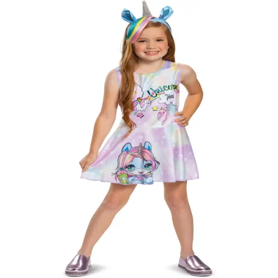 Poopsie Unicorn Dazzle Darling Classic Girl's Costume {1}