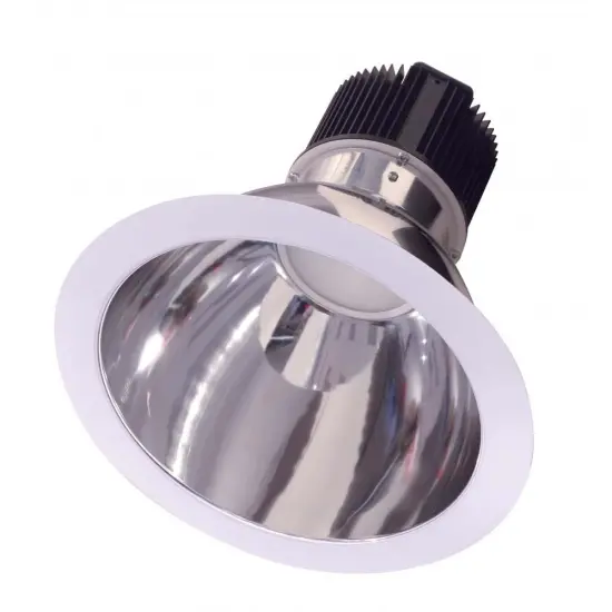 Satco 8 in. 20w LED Commercial Downlight Retrofit - 3000K - 0-10V Dimming Only Soft White {1}