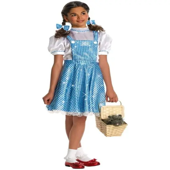 Wizard Of Oz Sequin Dorothy Deluxe Child's Costume {1}