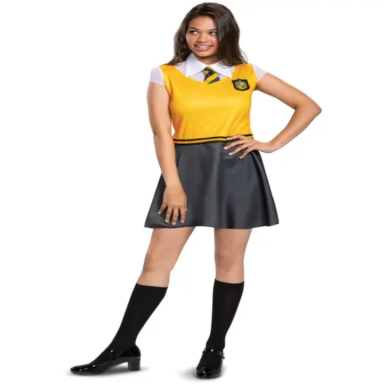 Harry Potter Hufflepuff Student Dress Women's Costume {1}