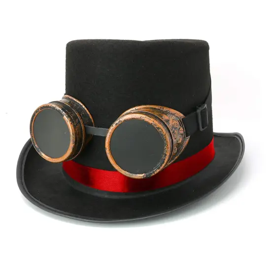 Steampunk Goggles Costume Accessories - Cyber Victorian Welding Glasses - 1 Piece {4}