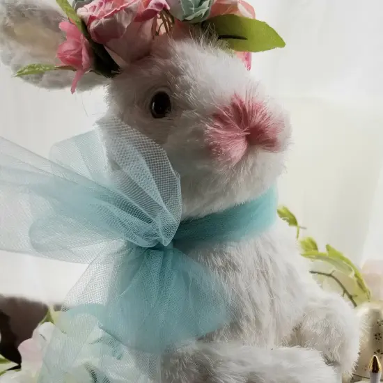 Premium Flocked Daisy Tulle Fabric Bolt of 54" X 10 Yards Yellow {6}