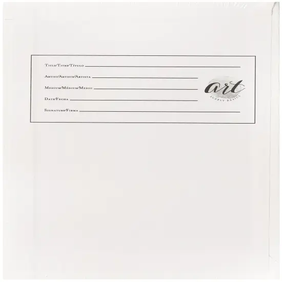 American Crafts Art Supply Basics Panel Back Canvas 5/Pkg-5"X7" {4}