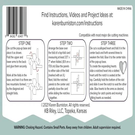 Karen Burniston Dies-Heart Collage Pop-Up {2}