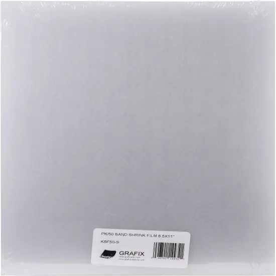 Grafix Shrink Film 8.5"X11" 50/Pkg {2}