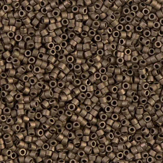 Miyuki Delica Bead 11/0 - DB0322 - Matte Metallic Dark Bronze {1}