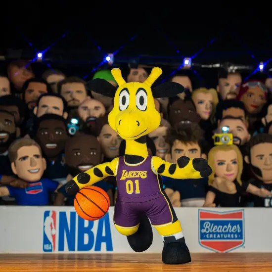 Bleacher Creatures Los Angeles Lakers Giraffe 10" Mascot Plush Figure {2}